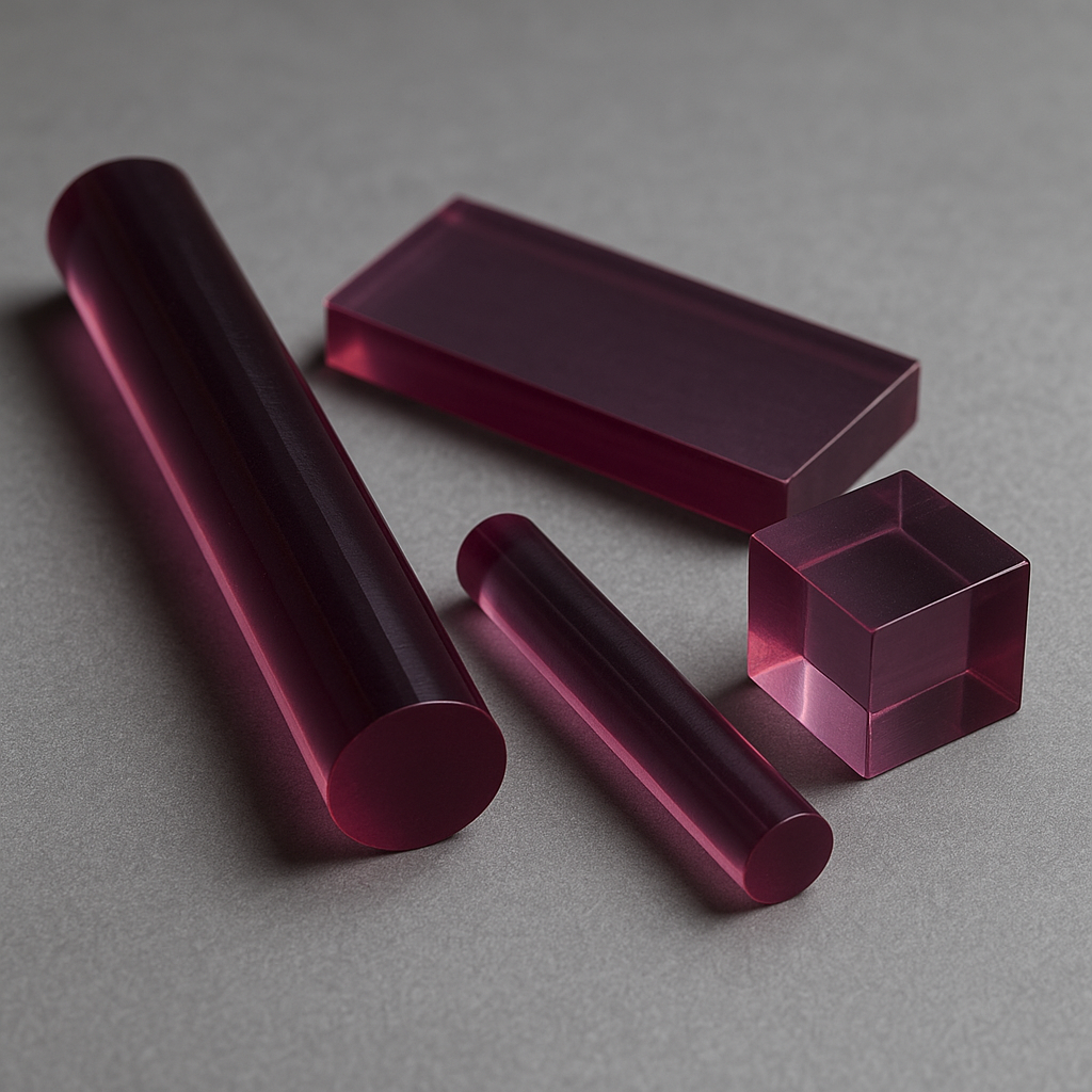 Ti:Sapphire (Ti:Al₂O₃) Laser Crystals