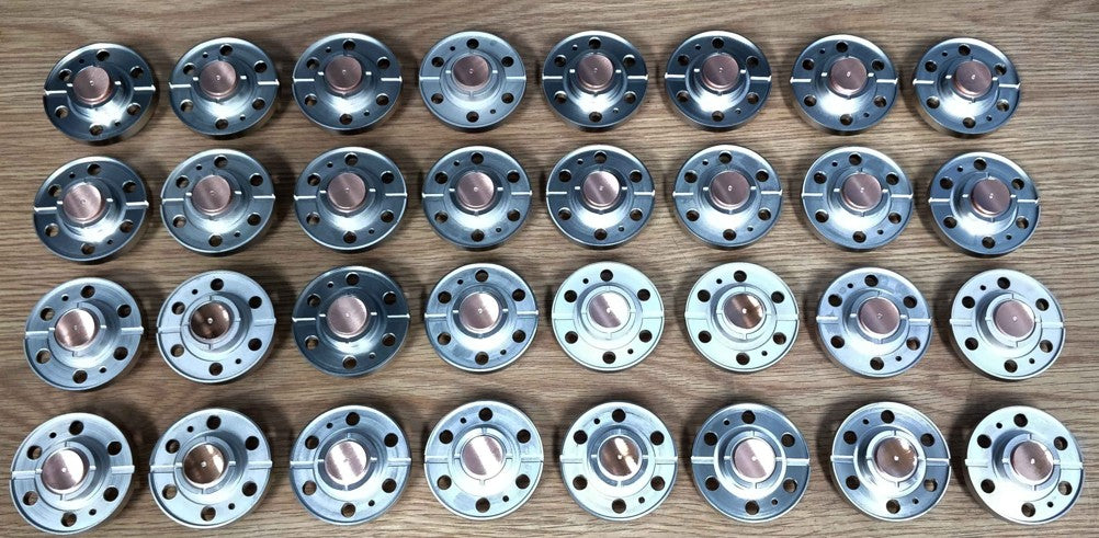 Custom Hybrid Vacuum Feedthroughs for RF & HV Signals