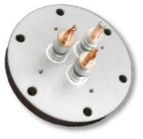 Custom High-Current Vacuum Feedthroughs for UHV Power