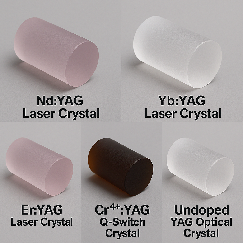 Yb:YAG Laser Crystal | 1030 nm High-Power Gain Medium